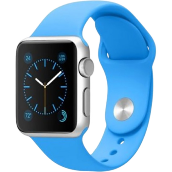 Силиконовый ремешок SPORT BAND 42/44/45/49мм, голубой