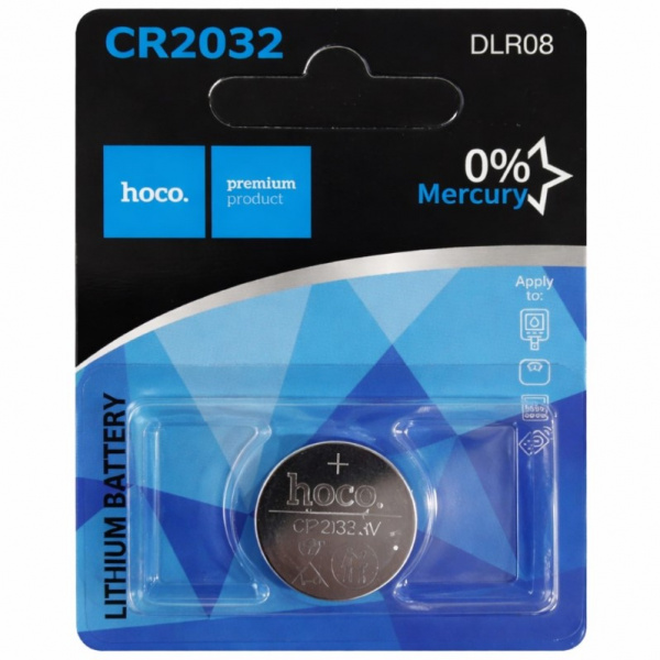 Элемент питания HOCO Premium CR2032 BL-1