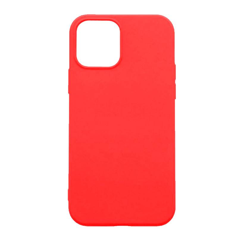 Силиконовый чехол STR для iPhone 13 тонкий (красный)
