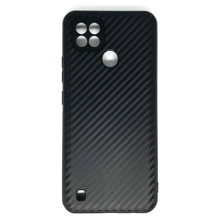 Задняя накладка CARBON для для Realme C21 карбон