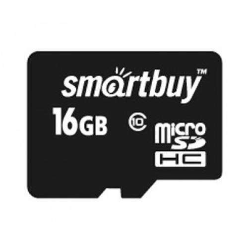Micro SD 16Gb SMARTBUY Class 10 UHS-1 без адаптера (SB16GBSDCL10-00)