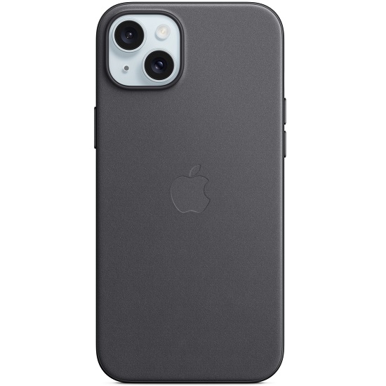 Задняя накладка FineWoven для iPhone 15 PLUS Black 1
