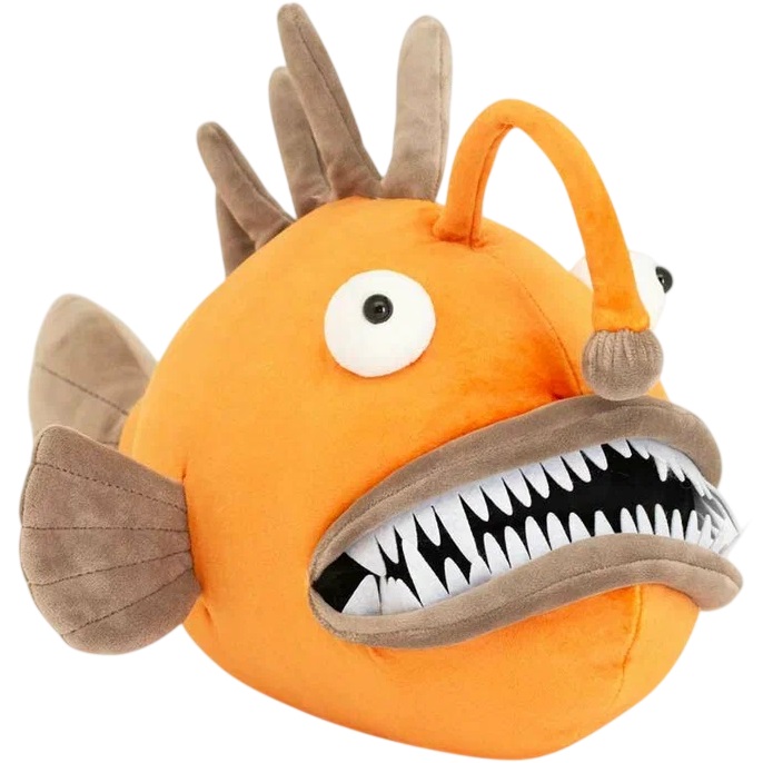 Мягкая игрушка Orange Toys Рыба Удильщик кирпичная 35 см