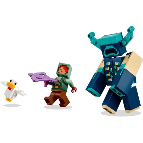 Конструктор LEGO Minecraft 21274 Столкновение с Варденом (Уп: 21*20*8) 6