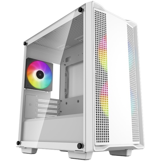 Корпус DeepCool CC360 WH ARGB (R-CC360-WHAPM3-G-1) (mATX, без БП, 2xUSB, с окном)