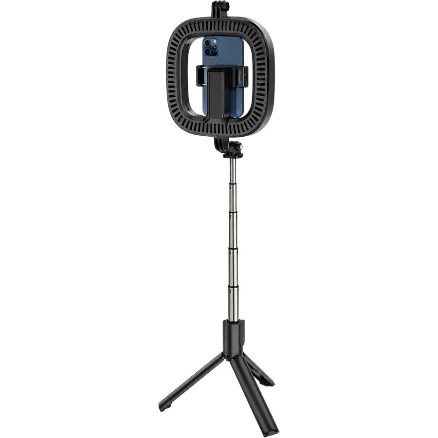 Монопод HOCO, LV03 Plus, Showfull, bluetooth, чёрный, (мятая упаковка) 3