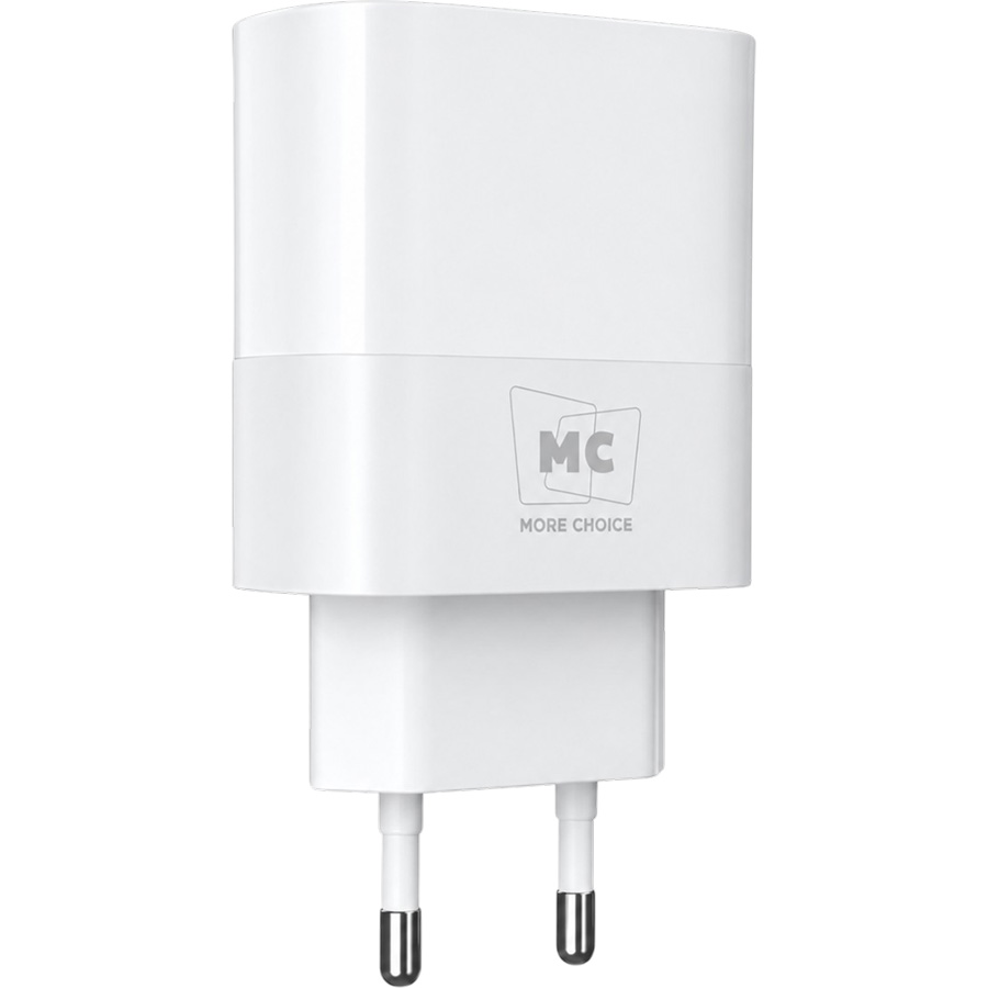 Сетевое ЗУ 1USB 3A MORE CHOICE NC09a/НС09а, White, Type-C, 15Вт QC3.0