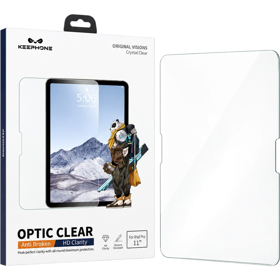 Противоударное стекло KEEPHONE OPTIC CLEAR GLASS для IPAD 11 (2025)