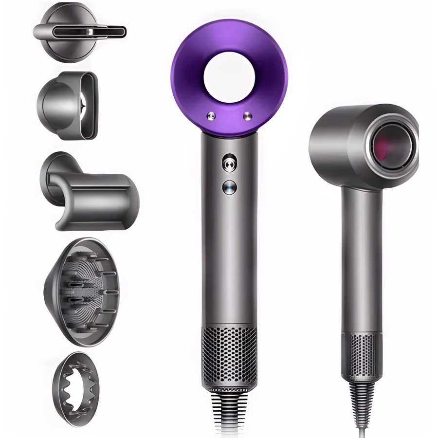 Фен Super hair dryer, фиолетовый 3