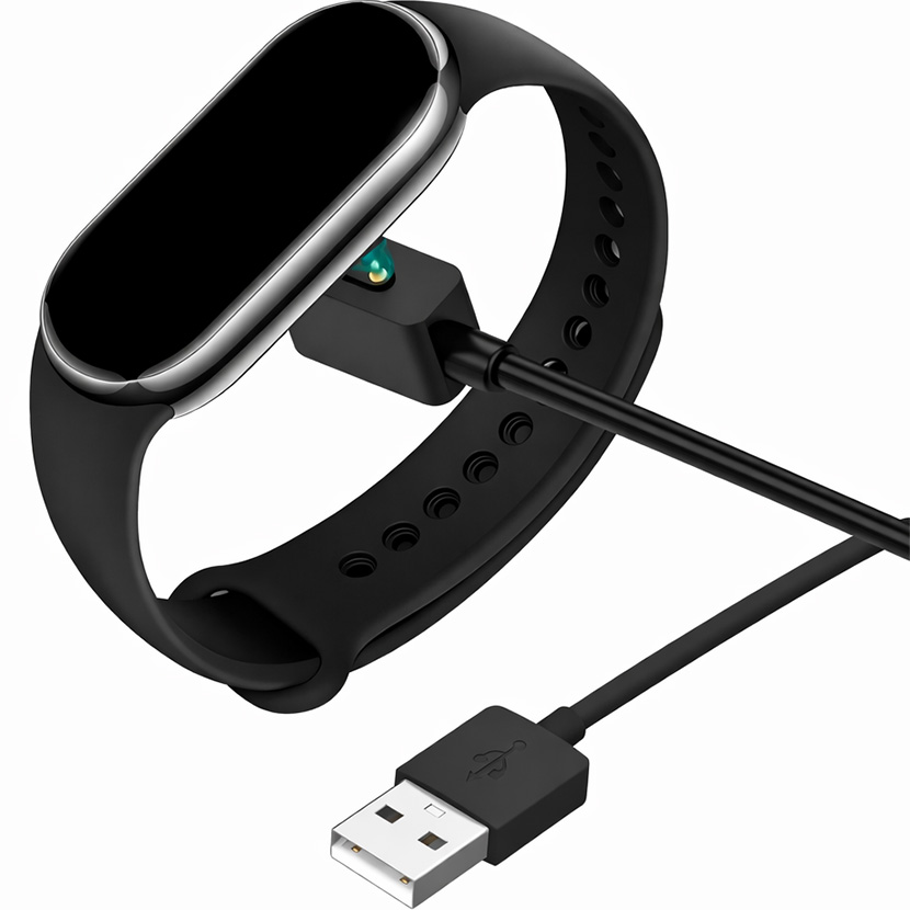 Кабель зарядки USB для Xiaomi mi band 8 черный 4