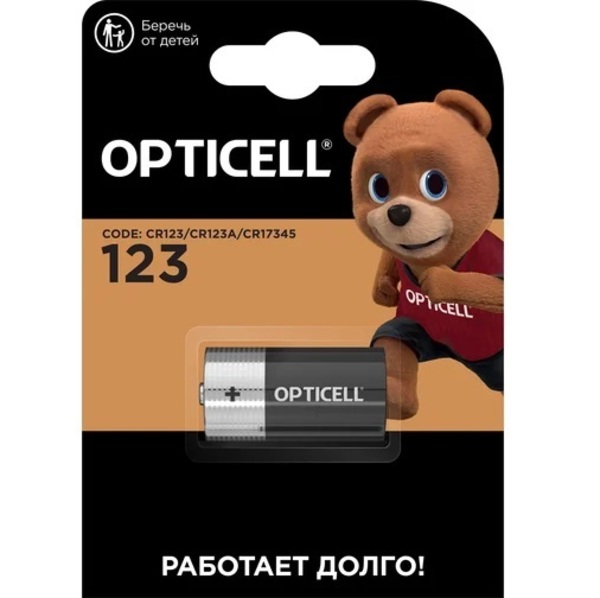 Элемент питания OPTICELL CR123 SPECIALTY BL-1 (1/20)