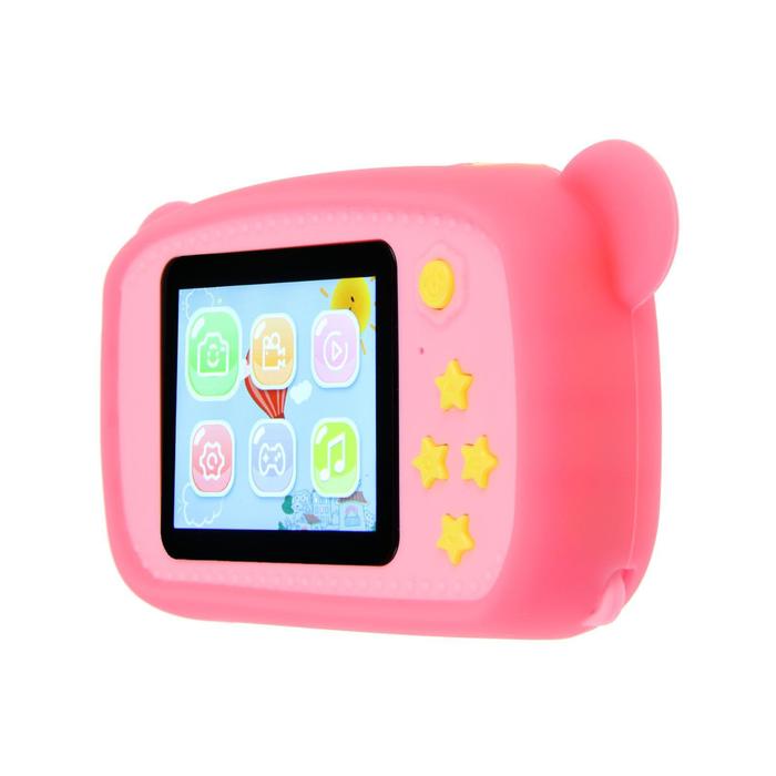Фотоаппарат детский Childrens Fun Camera Медвежонок , розовый 6