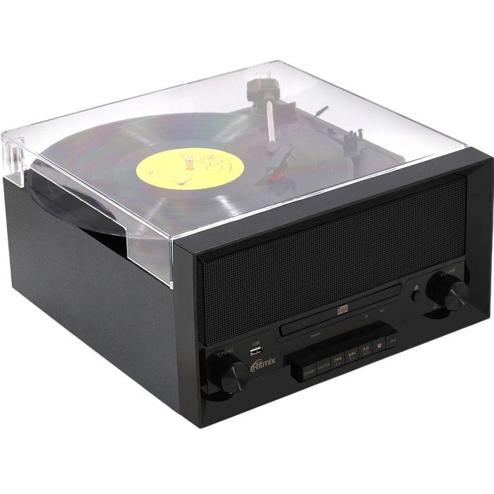 Виниловый проигрыватель RITMIX LP-400B Black 5