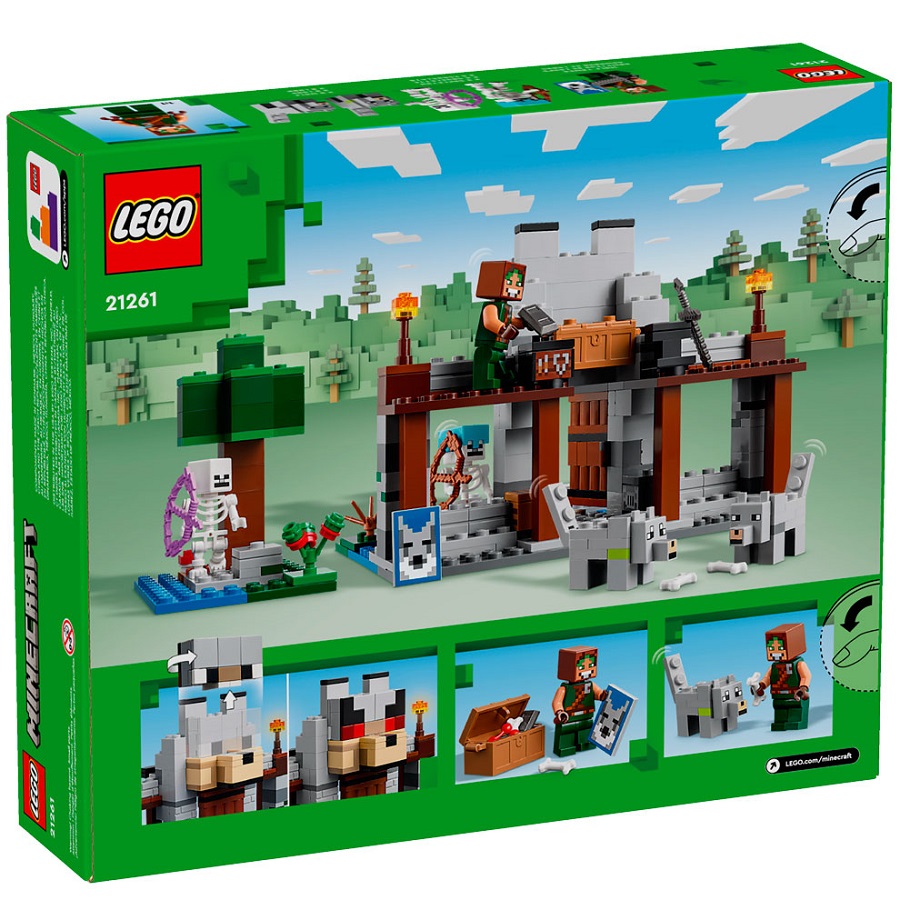 Конструктор LEGO Minecraft 21261 Волчья крепость 2