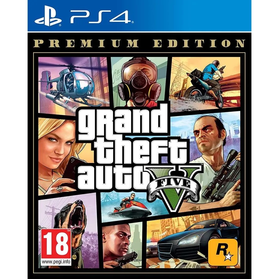 Grand Theft Auto V [PS4, русские субтитры] (Б/У)