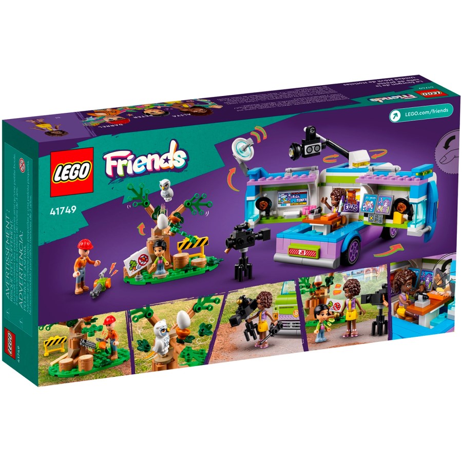 Конструктор LEGO Friends 41749 Фургон отдела новостей (Уп: 37*27*12) 2