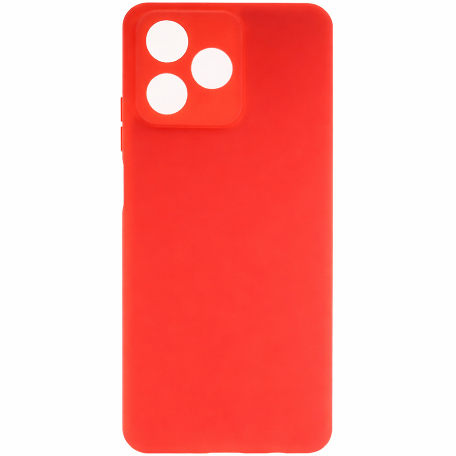 Задняя накладка ZIBELINO Soft Matte для Realme C53 4G/C51 4G/Note 50 4G/Narzo N53 4G (красный) с микрофиброй