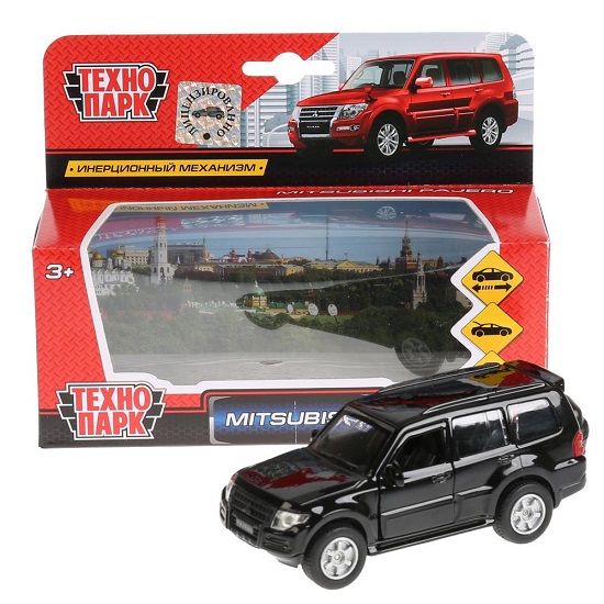 Машина металл MITSUBISHI pajero, 12 см Технопарк инерц 4