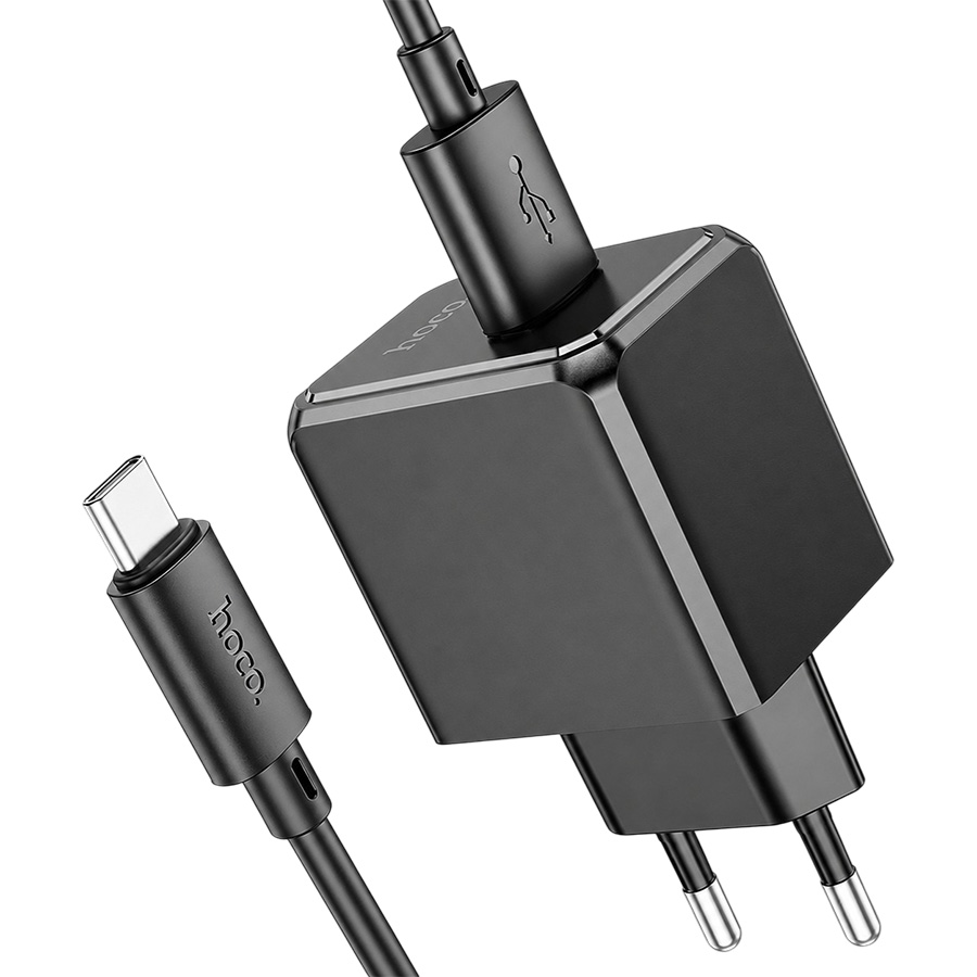 Сетевое ЗУ 1USB 2.1A HOCO CS11A Ocean, Black, Type-C
