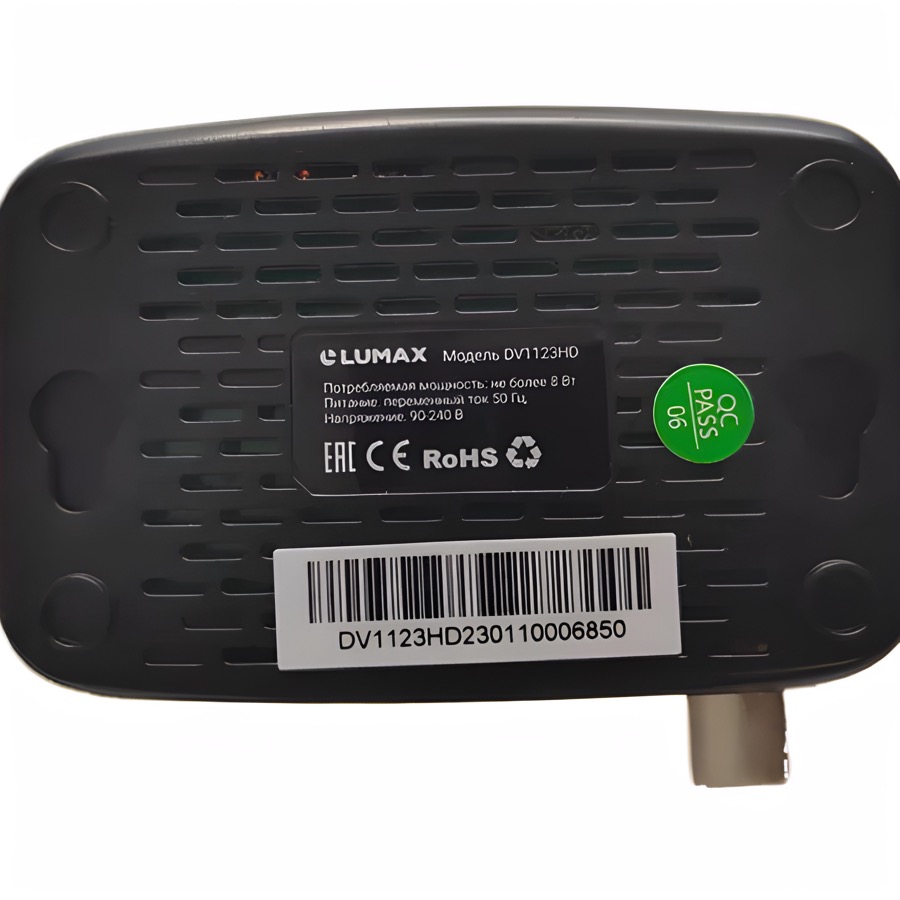 Ресивер DVB-T2 LUMAX DV1123HD 5