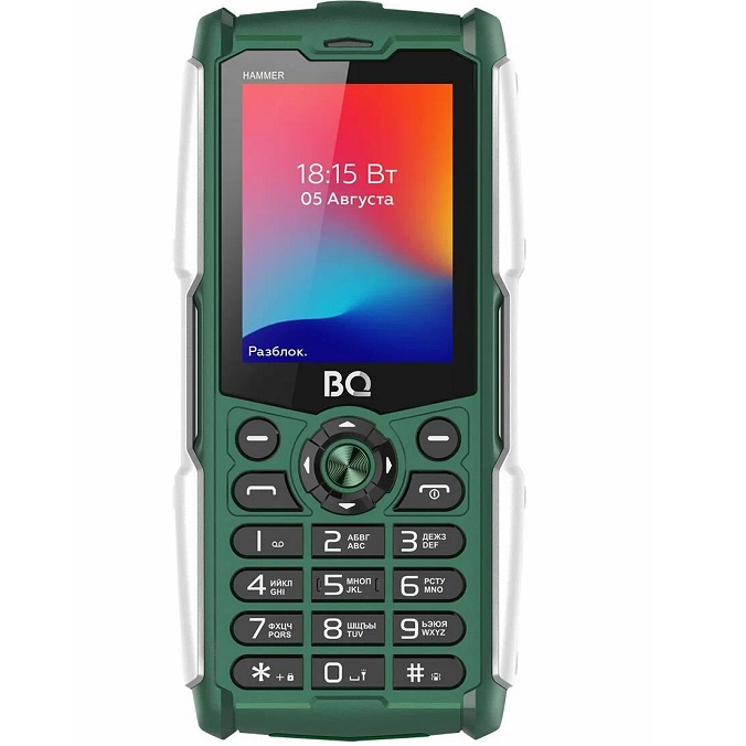 Телефон BQ 2449 Hammer Green 2