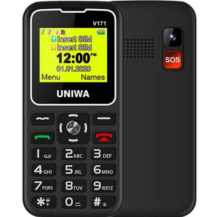 Телефон UNIWA V1000 чёрный 3