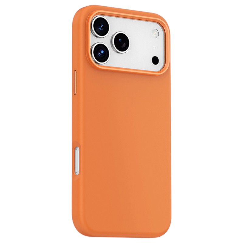 Задняя накладка KEEPHONE ROSANA MAGSAFE SILICONE CASE для iPhone 17 PRO ORANGE