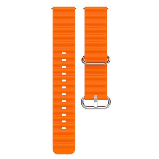 Силиконовый ремешок WB35 Ocean Band Универсальный 20мм (orange)