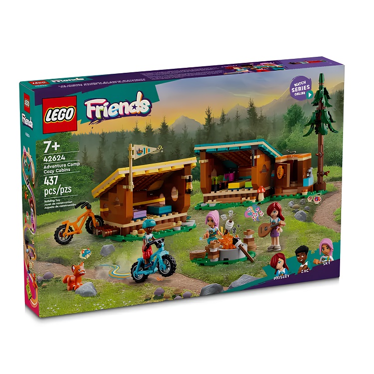 Конструктор LEGO Friends 42624 Уютные домики в летнем лагере