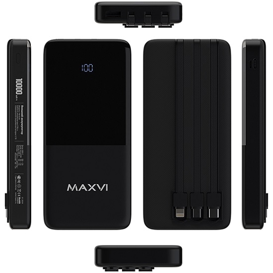 Внешний АКБ MAXVI PB10-09 (10000mAh) черный 9