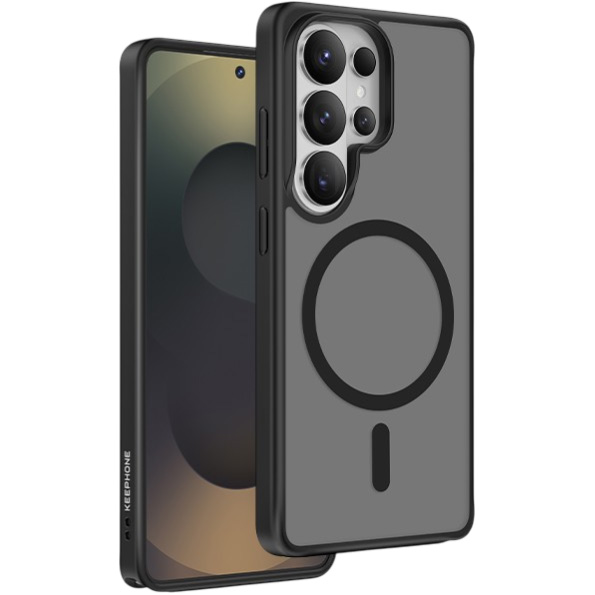 Задняя накладка KEEPHONE MAGO PRO MAGSAFE для Samsung Galaxy S25 BLACK