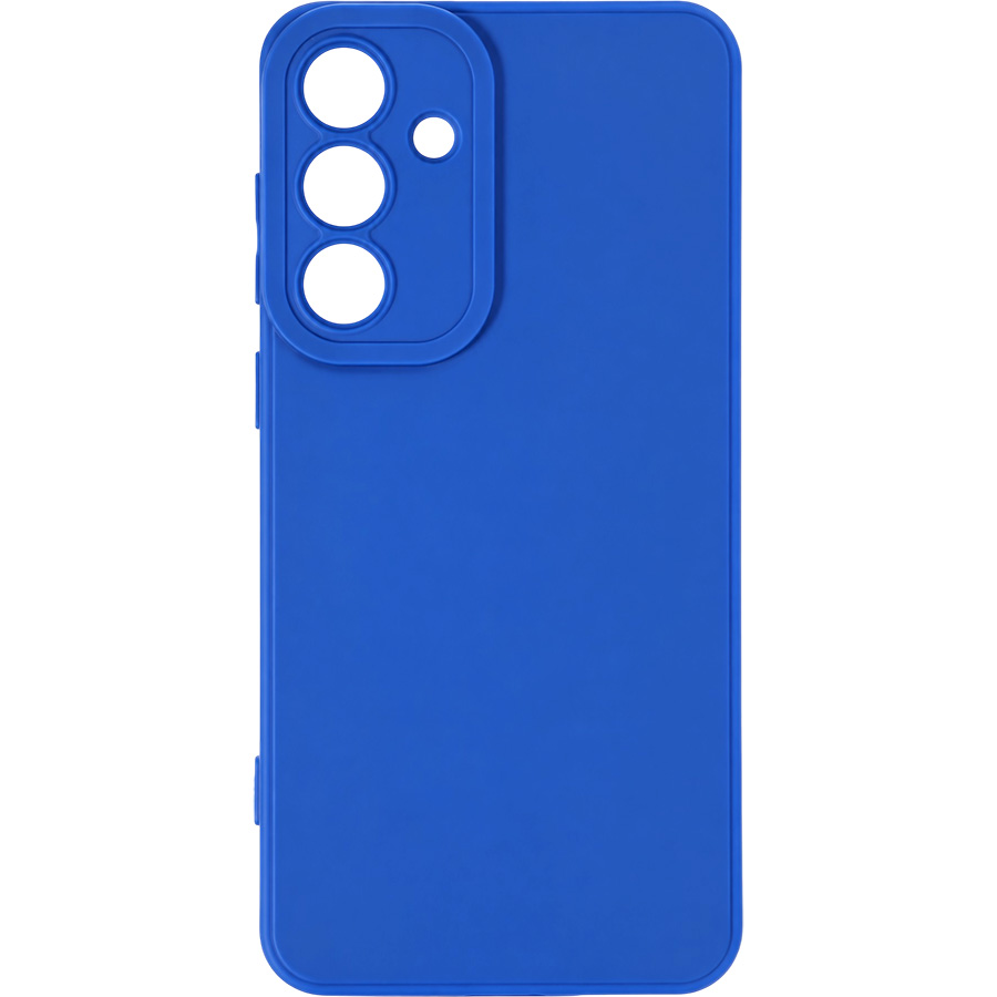 Задняя накладка ZIBELINO TPU Matte для Samsung Galaxy S25 Ultra (блок камеры) (синий) с микрофиброй