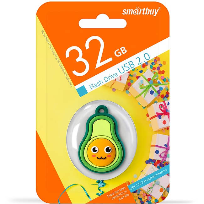 USB 32Gb SMARTBUY Wild series Авокадо