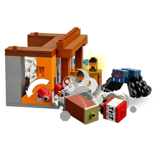 Конструктор LEGO Minecraft 21269 Экспедиция на рудник "Броненосец 6