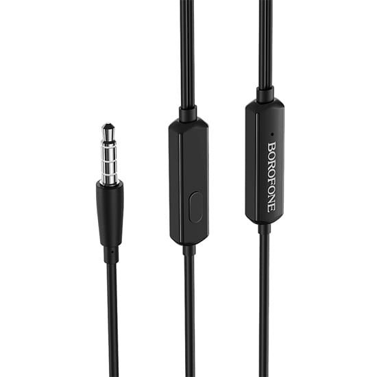 Наушники BOROFONE BM92 Refined, черный, Jack 3.5 3