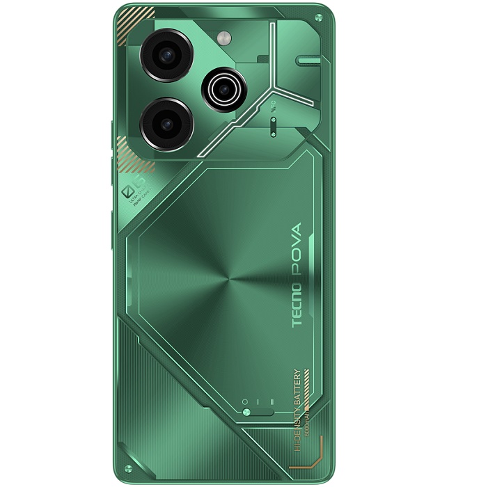 Смартфон Tecno Pova 6 Pro 5G 12/256 Зеленый 3