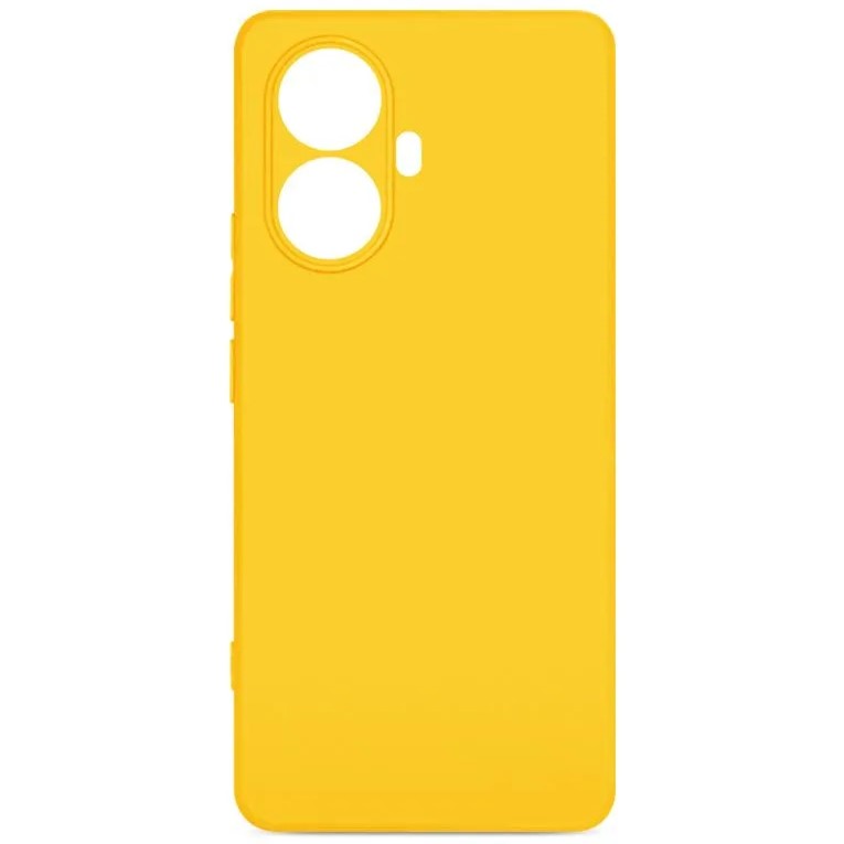 Силиконовый чехол DF для Realme 10 Pro+ (5G) DF rmCase-29 (yellow)