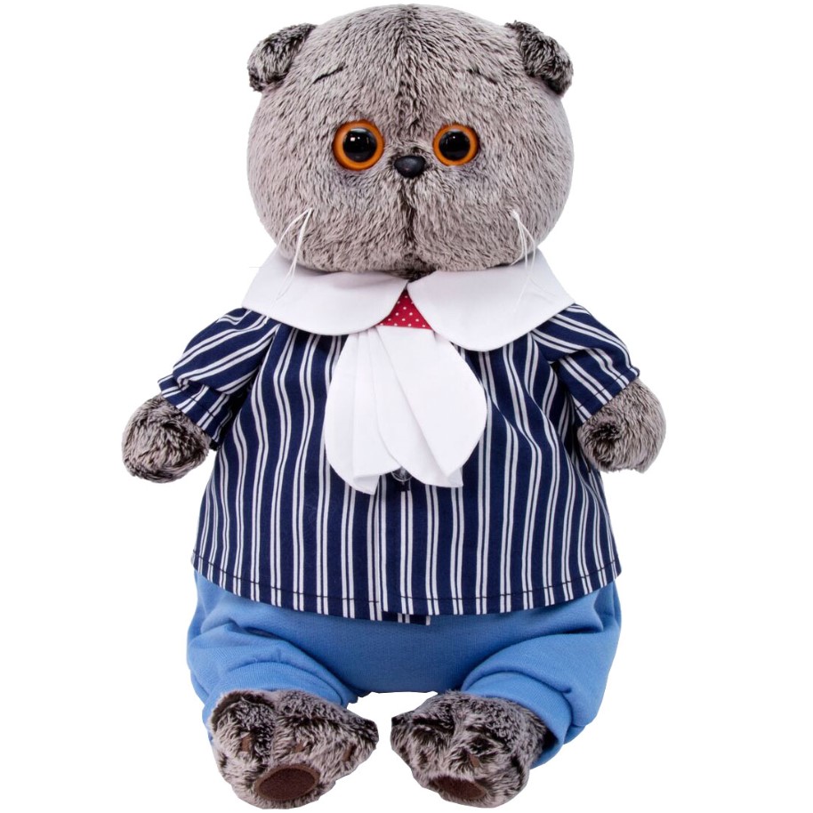 Мягкая игрушка Басик в морском костюме, 30 см, (Ks30-118)