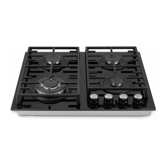 Варочная панель Hyundai HHG 6438 BG черный 3