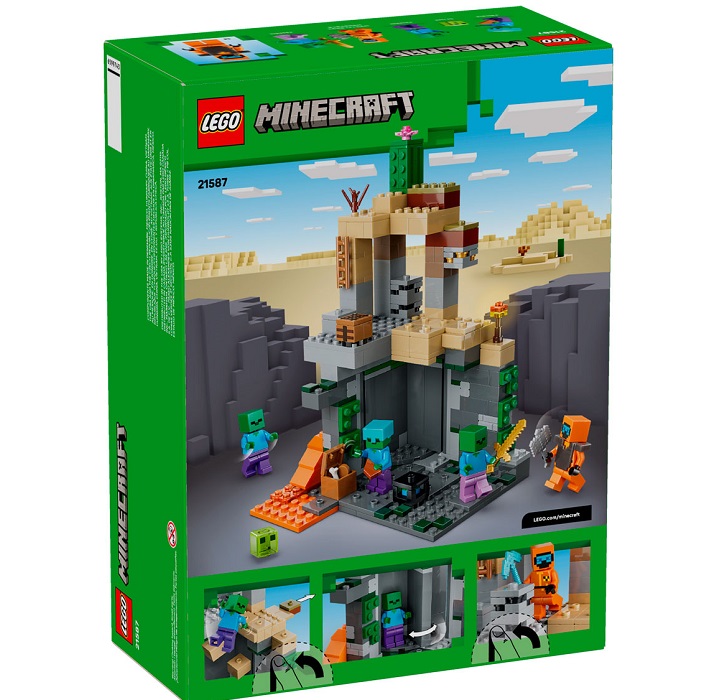 Конструктор LEGO Minecraft 21587 Подземелье зомби 2