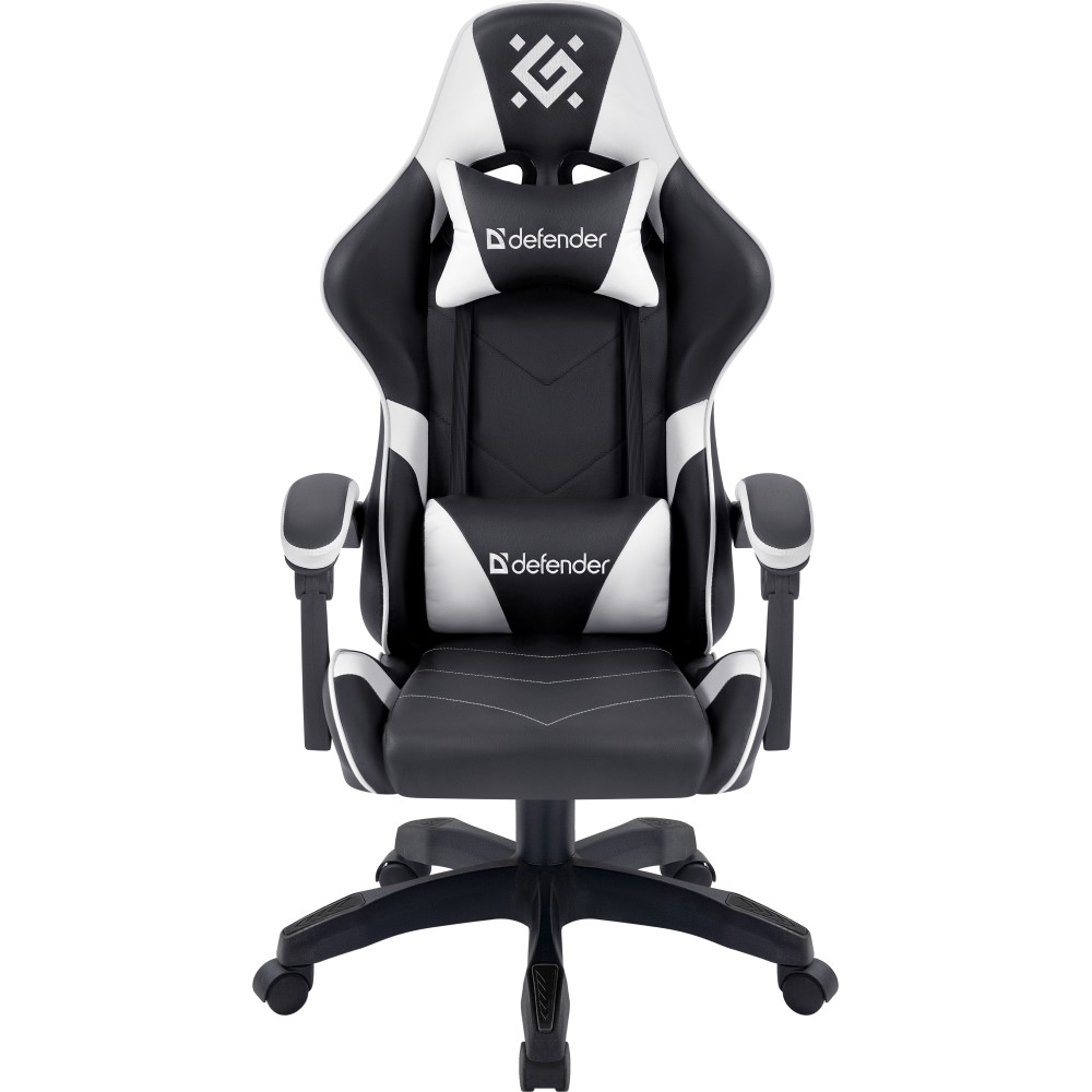 Кресло игровое DEFENDER Companion черный/белый 2