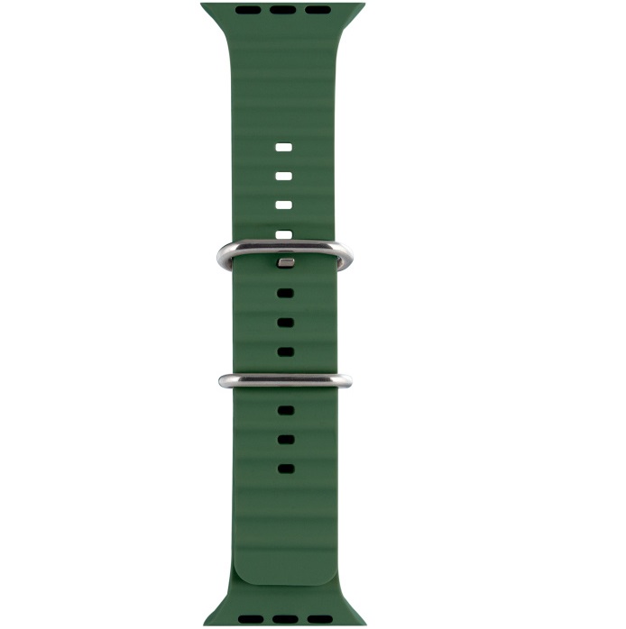 Силиконовый ремешок HOCO WA12 для APPLE Watch 42/44/45mm Or. series marine alfalfa