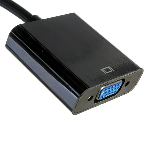 Переходник DisplayPort <--< VGA Cablexpert A-DPM-VGAF-02, 20M/15F, кабель 20см, пакет 3