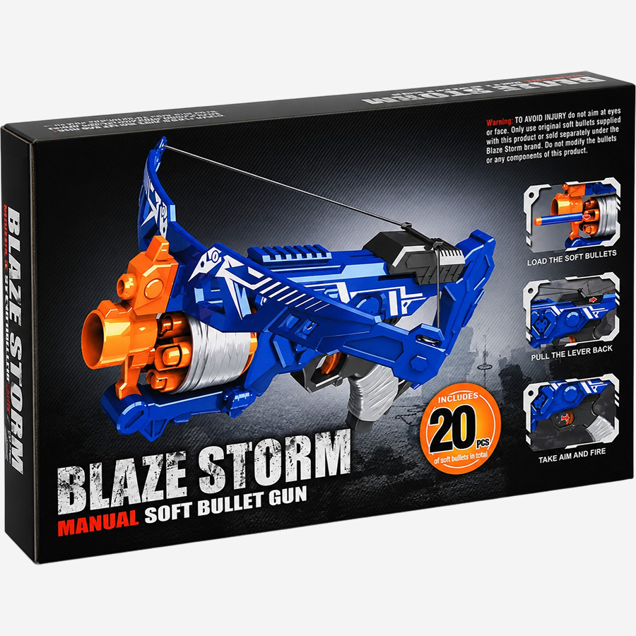 Бластер "Blaze Storm" с мягкими пулями УТМ01501742 3