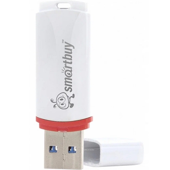 USB  4Gb SMARTBUY Crown White
