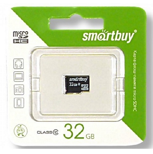 Micro SD 32Gb SMARTBUY Class 10 без адаптера SD (SB32GBSDCL10-00LE)