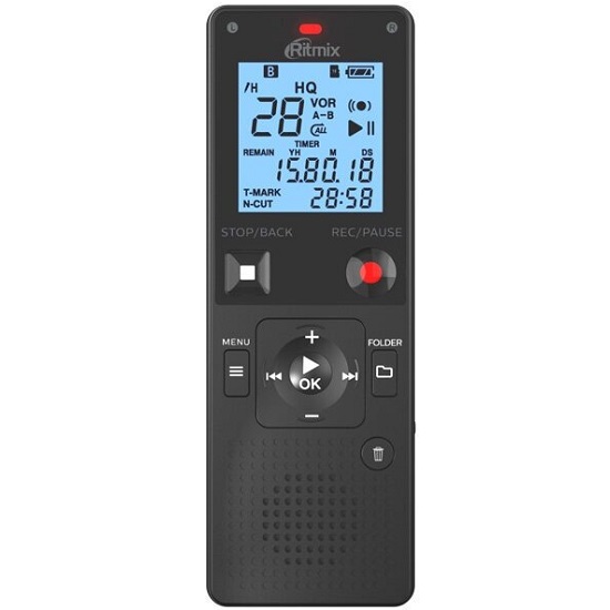 Диктофон RITMIX RR-820 4Gb Black