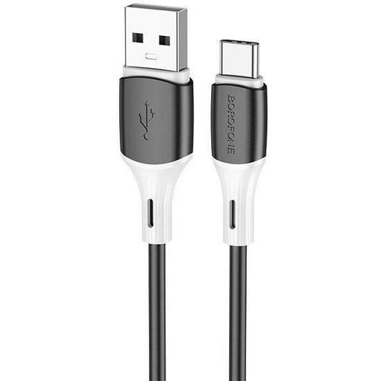 Кабель USB <--> Type-C  1.0м BOROFONE BX79 Black