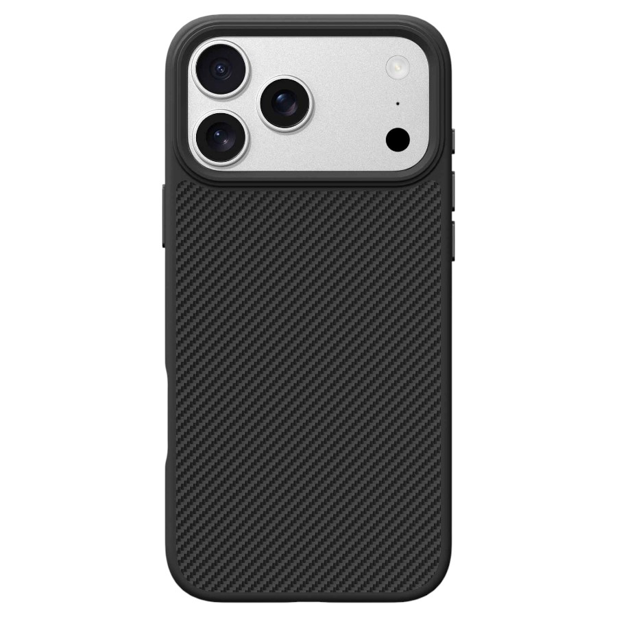 Задняя накладка KEEPHONE KEVILAR COMBAT MAGSAFE CARBON CASE для iPhone 17 PRO, BLACK