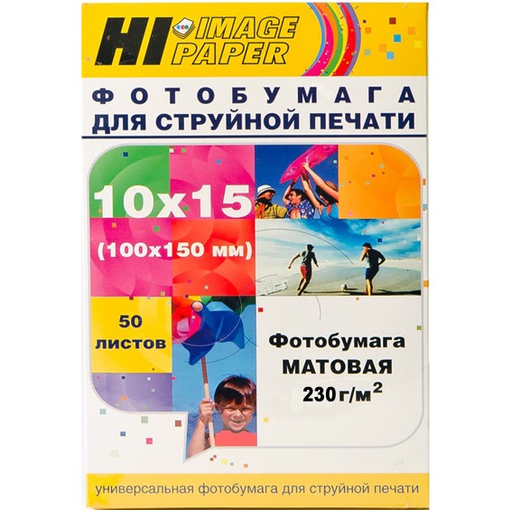 Фотобумага 10х15 Hi-IMAGE A21181, матовая односторонняя 230 г/м, 50 л.